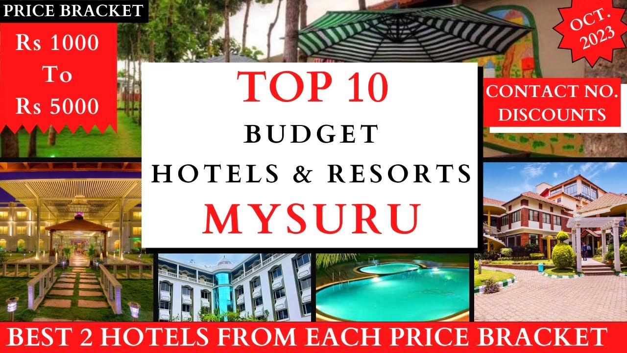 TOP 10 Budget Hotels And Resorts In MYSORE 2023 | Rs 1000 To 5000 | MYSURU Best Homestays