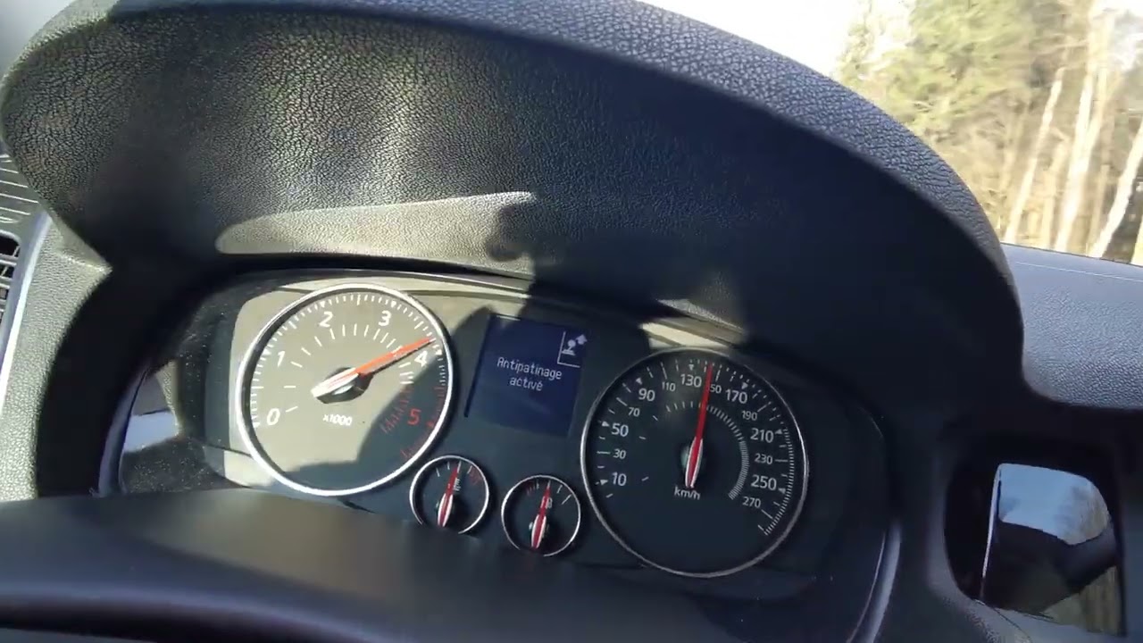 Accélération Renault Laguna 3 2.0 Dci 130 stage 1 210cv.