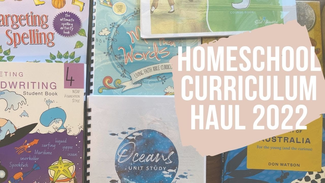 Homeschool Curriculum Haul 2022 | Australian Homeschool Family