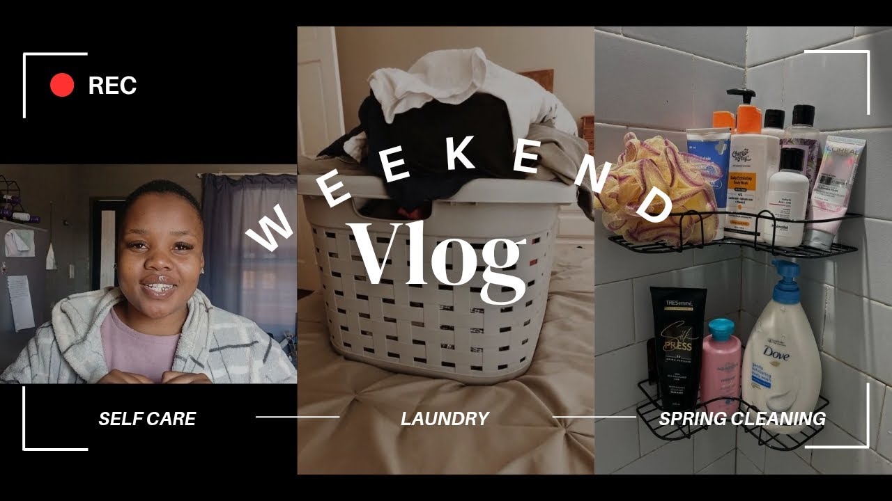 Weekend Vlog | Spring Cleaning, Client Work, Skincare & Wig Wash Routine