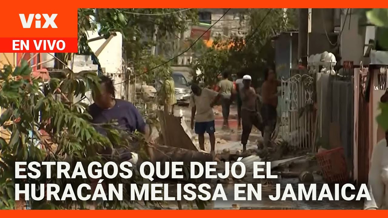 Huracán Melissa: imágenes de los estragos en Jamaica
