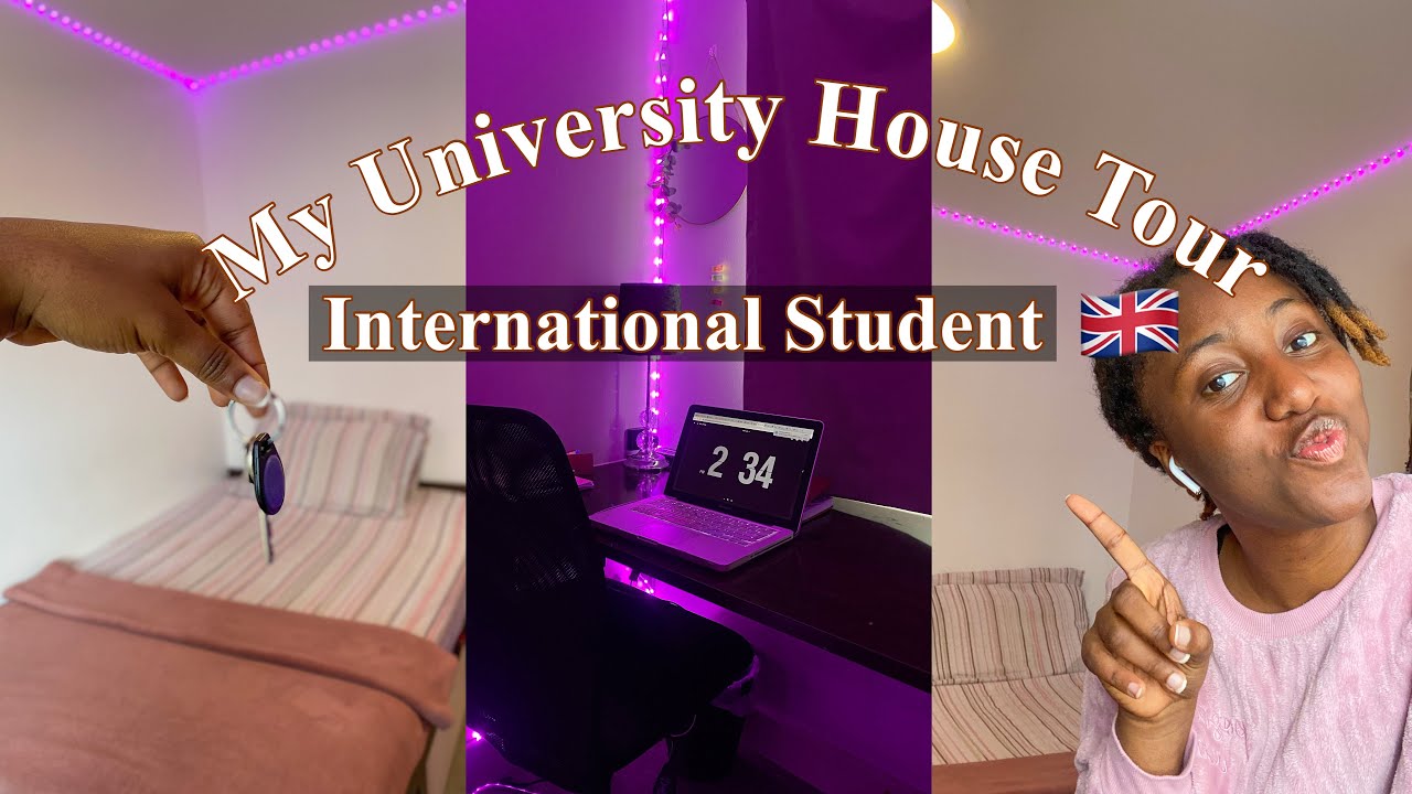 My minimalist University HOUSE TOUR in UK +How to book a flat in UK,Nigerian living in Wolverhampton