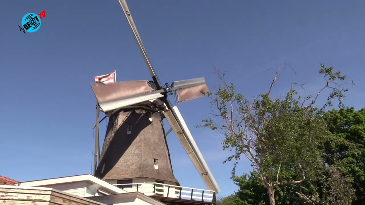 Zonnige Nationale Molendagen in de regio Alkmaar ook bij ’t Roode Hert (12 mei 2025)