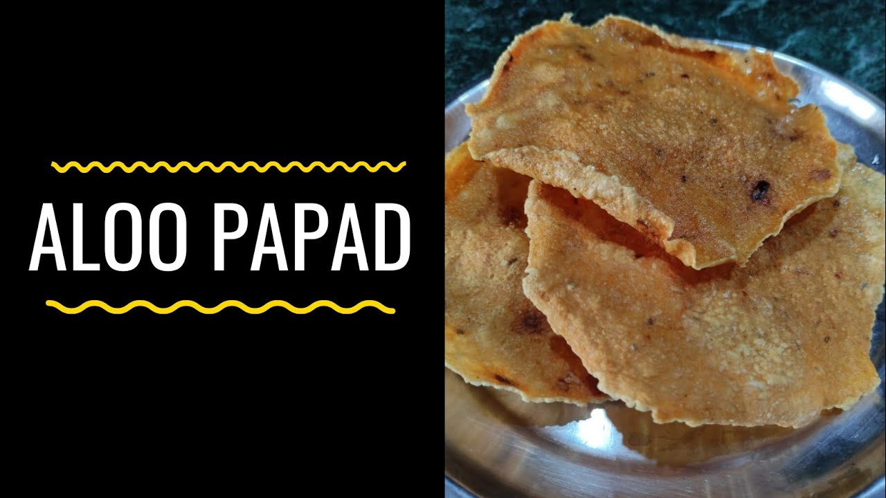 Aloo Papad Recipe|| Papad Recipe|| Deepa's Creativity