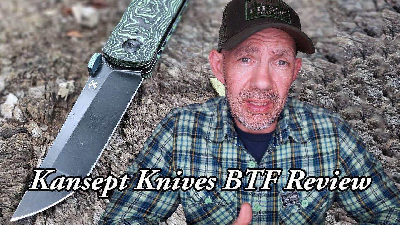 Kansept BTF Knife - Minimalist Tanto Style!