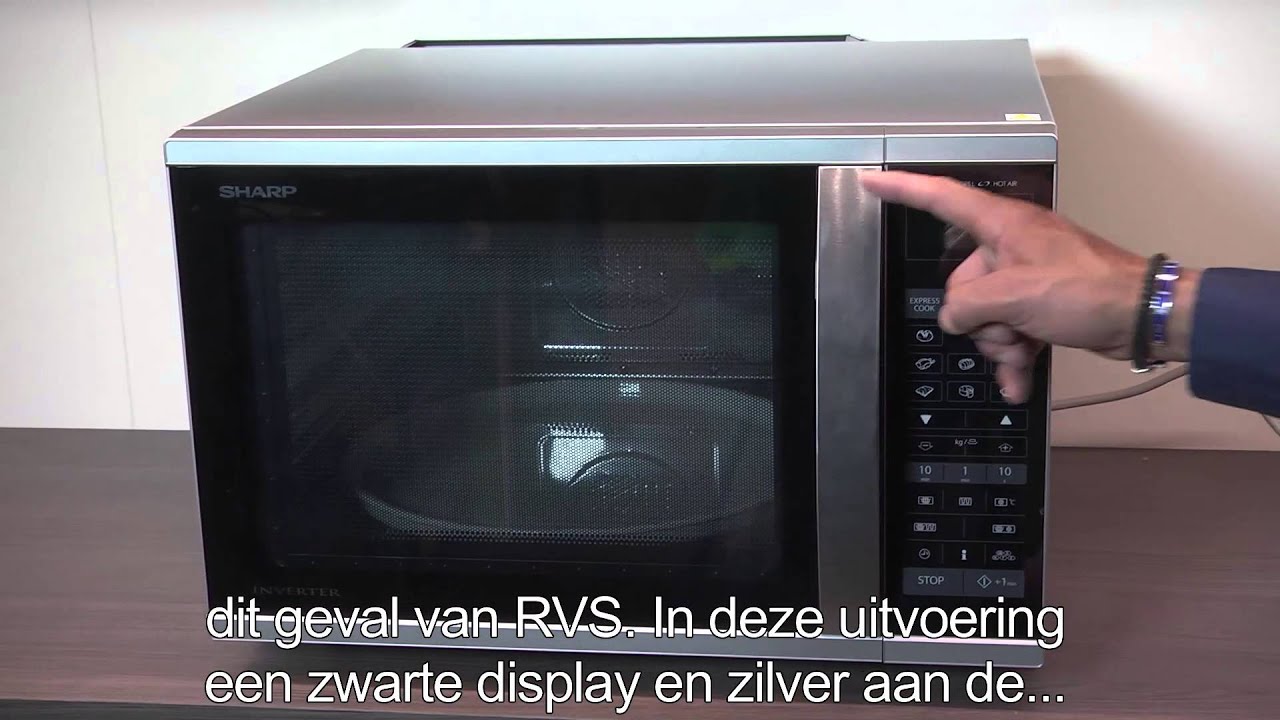 Sharp R971: combimagnetron met 40 liter inhoud en Inverter technologie