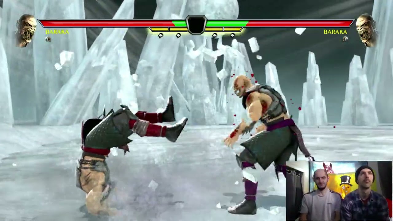 Baraka fights Baraka- Mortal Kombat VS DC Universe