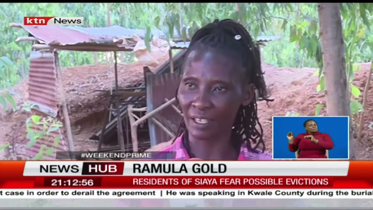 Ramula residents in Siaya fear eviction after gold was discovered in the area