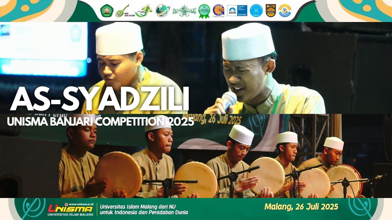 TERBAIK 1 !!! AS SYADZILI - UNISMA BANJARI COMPETITION 2025
