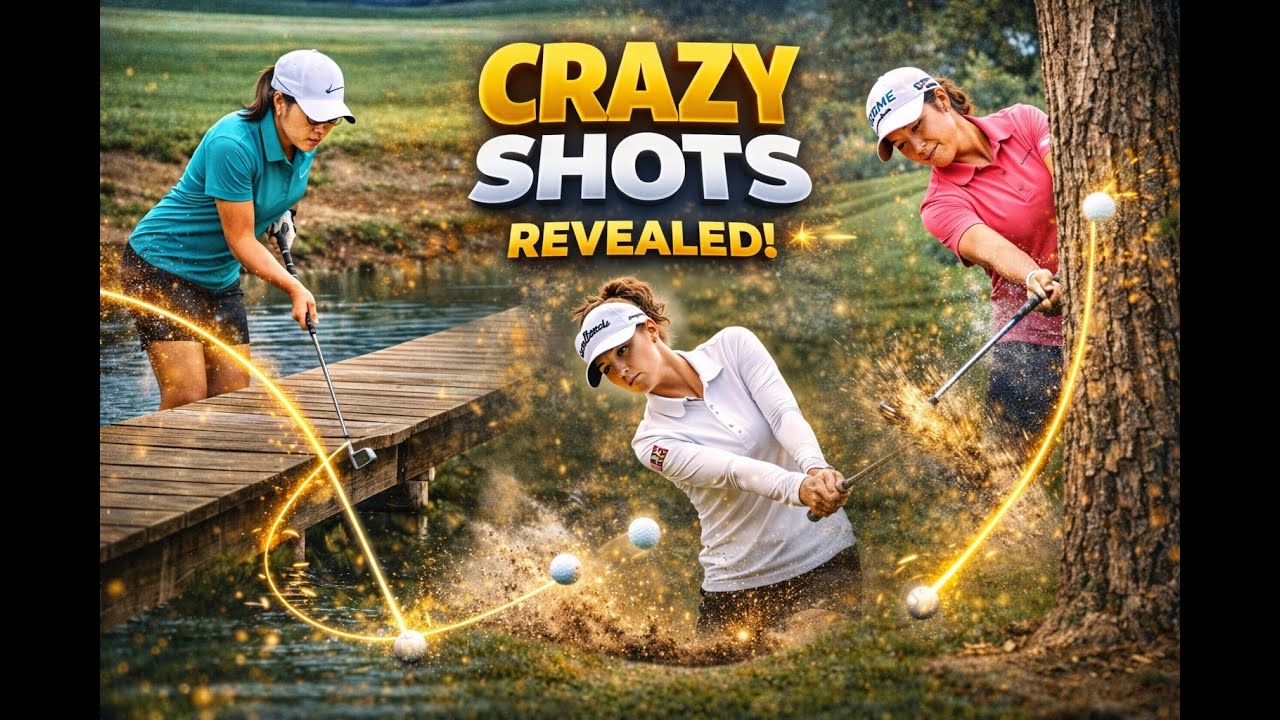 Раскрыты самые креативные удары в гольфе от LPGA!