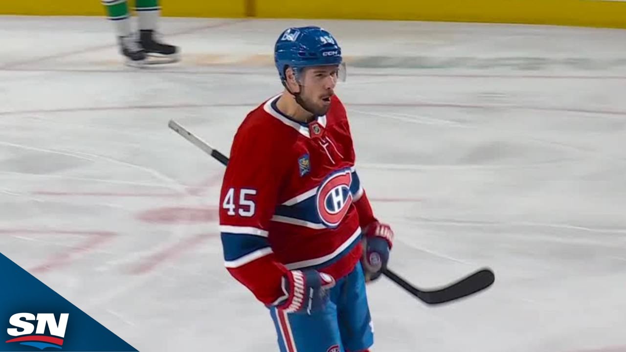 Canadiens' Alexandre Carrier Torches Canucks For Two Goals In 20 Seconds