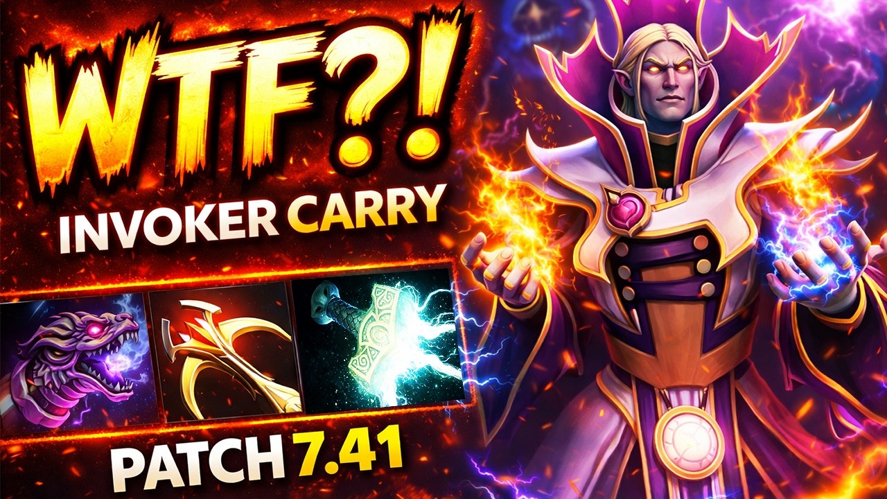 YOU ARE PLAYING INVOKER WRONG, 7.41 Patch