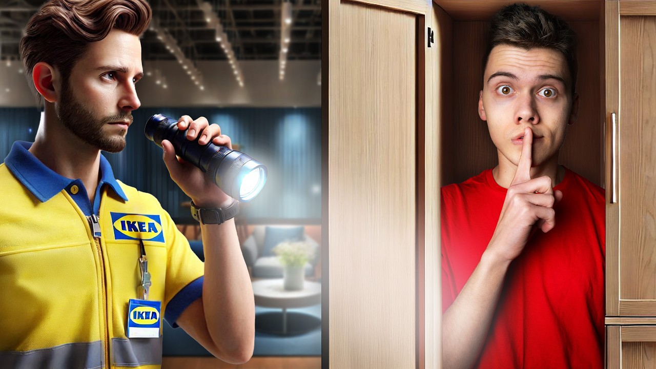 Wer bleibt l&auml;nger nach Ladenschluss im Ikea?