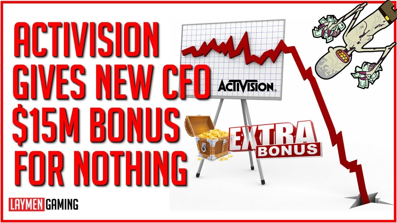 Activision Splashes Cash On New CFO While Stock Price Tumbles And Costs Cut At Bliz