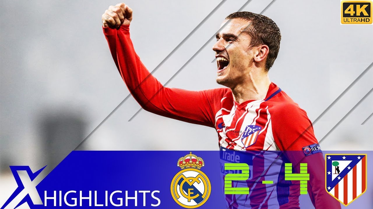 Real Madrid vs Atletico Madrid 2-4 - Highlights & Goals Resumen & Goles (UEFA Super Cup 2018) UHD 4K
