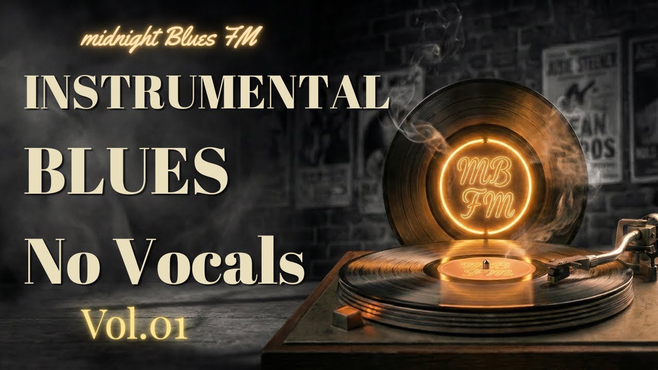 Relaxing Instrumental Blues (No Vocals): Best Background Music for Study & Work | Vol.01