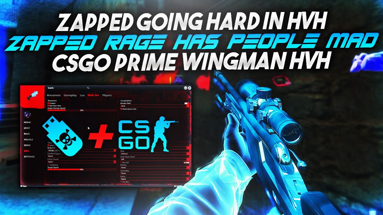 IS ZAPPED RAGE ANY GOOD? | ZAPPED | CSGO PRIME CHEATING | WINGMAN #25