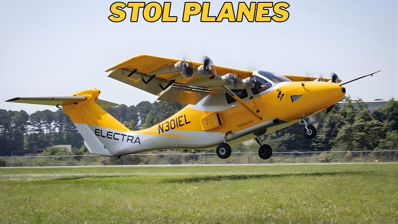 These STOL Planes Do not need a runway to Takeoff