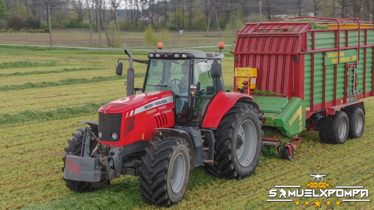 Pierwszy Zbiór Traw 2021! | Massey Ferguson 7499 & Strautmann Super Vitasse |