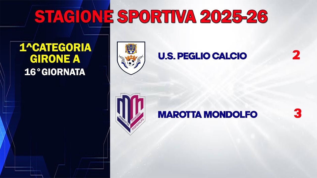 PEGLIO- MAROTTA MONDOLFO: 2-3