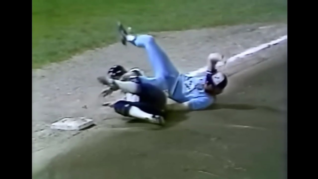 Jim Clancy Peaved after Umps Blow Calls at both Corner Bases (8-22-80)