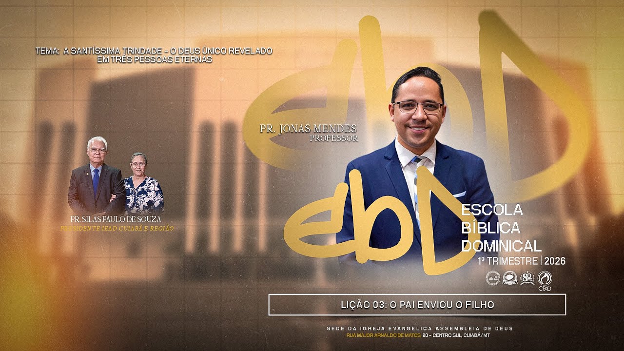 AO VIVO | ESCOLA BÍBLICA DOMINICAL (EBD) | 18/01/2026
