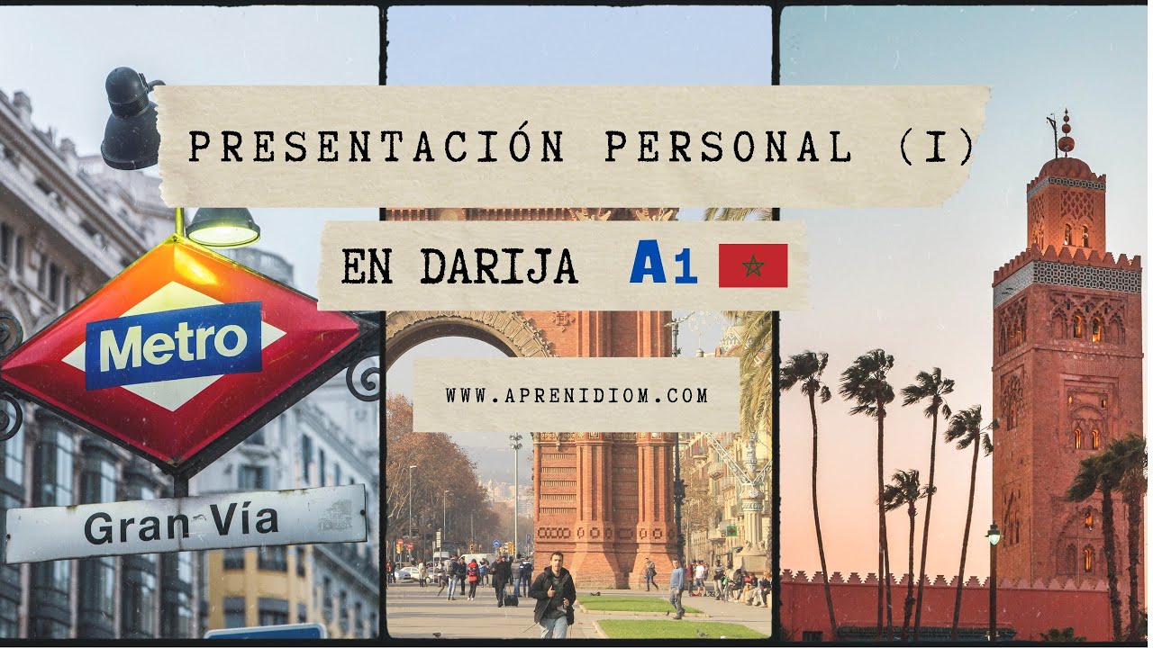 Presentación personal en #darija  A1  🇲🇦 💁‍♀️ 🔥