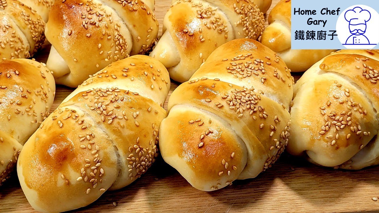 再做芝麻豬仔包 Sesame Bread Rolls Again