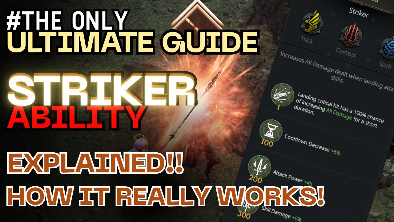 LORDNINE | ULTIMATE GUIDE: STRIKER ABILITY!  [ EXPLAINED ]
