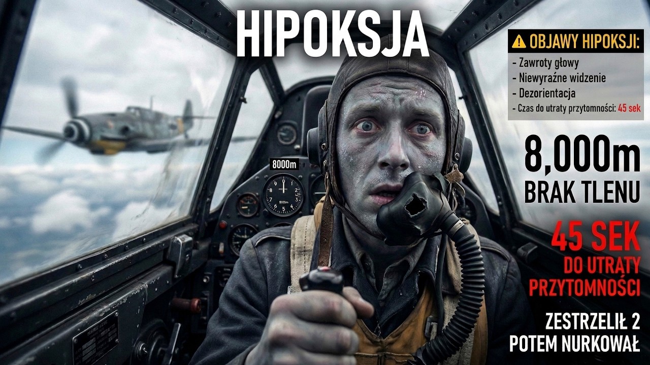 Pilot 303 Na 8,000m. Tlen Skończył Się. Hipoksja. Tracił Przytomność. Zestrzelił 2. Jak?