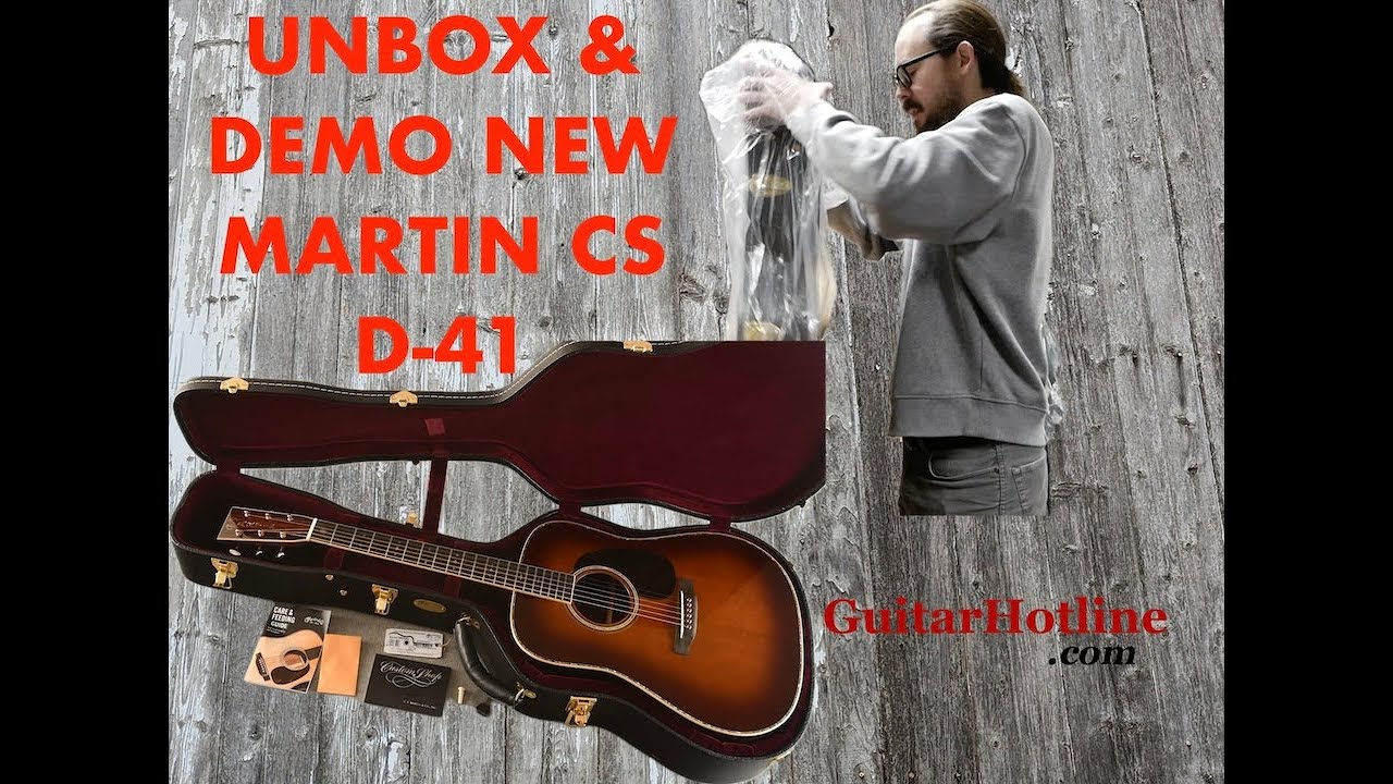 Unbox + Demo Martin Custom D-41 Italian Alpine Amber #unboxing #martinguitar #guitarstore #guitar