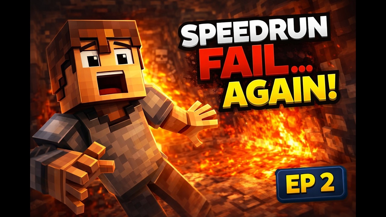 Minecraft Speedrun attempt 2