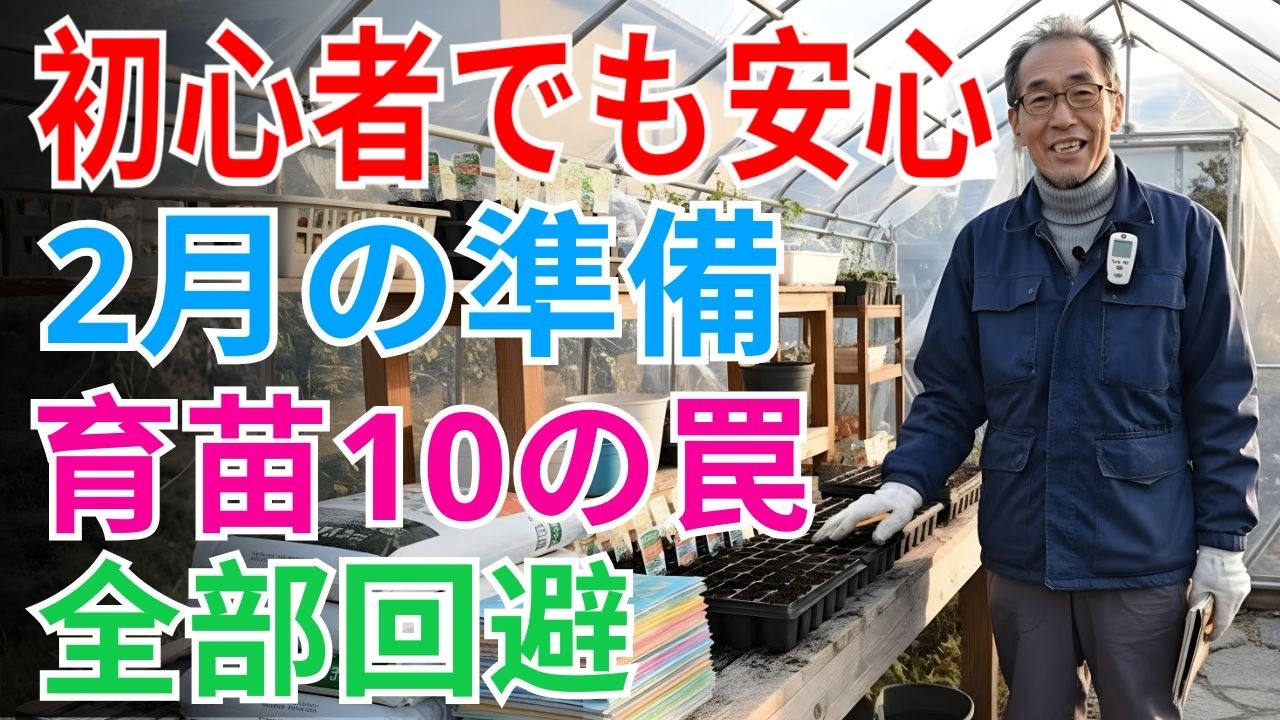 【絶対失敗しない】準備で差が出る、2月になったら夏野菜の苗を今すぐ育て始めて下さい