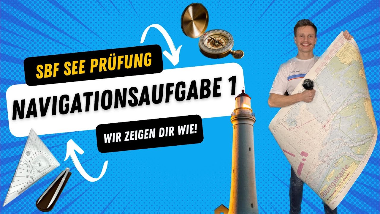 SBF See Navigationsaufgabe 1 - Musterlösung einfach erklärt
