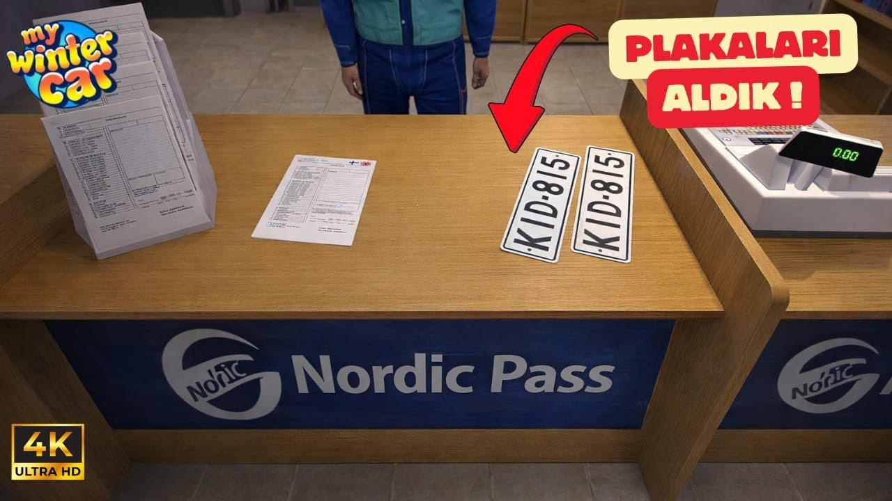 My Winter Car | Araç Muayenesi ve Plaka Almak  #24