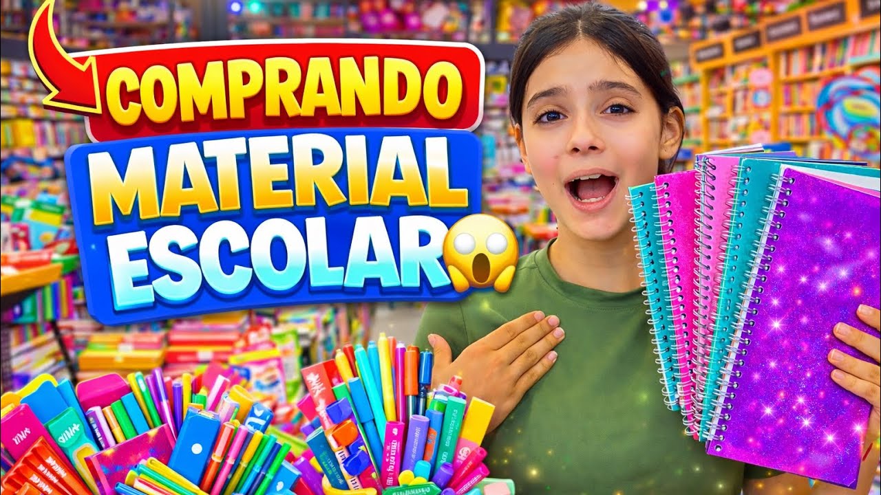 COMPRANDO MEU MATERIAL ESCOLAR 2026 | CICI PINK 