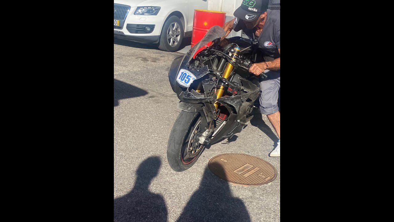 ACIDENTE COM A CBR 1000 RR R SP NO TRACK DAY