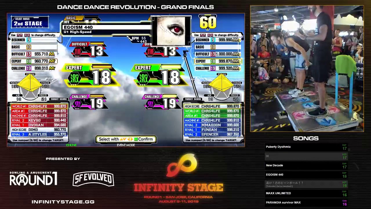 Infinity Stage - [DDR A] Grand Finals - iamchris4life vs. dimo