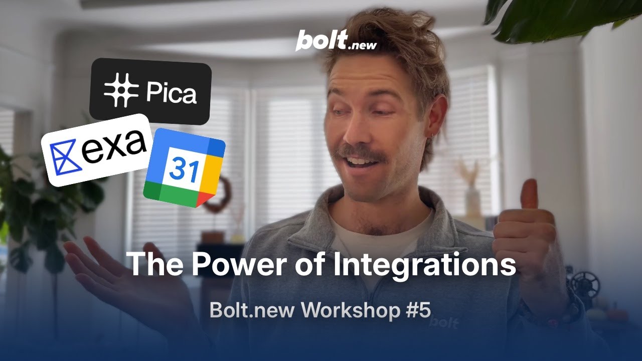 Возможности добавления множественных интеграций в Bolt.new — Мастер-класс №5