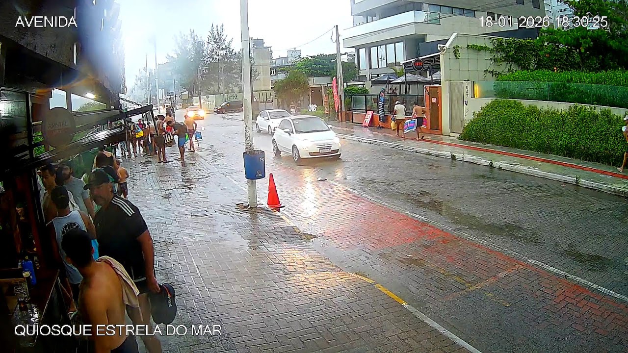 AVENIDA JOSÉ MEDEIROS VIÊIRA - PRAIA BRAVA - ITAJAÍ - SC - QUIOSQUE ESTRELA DO MAR - ITAJAI AO VIVO