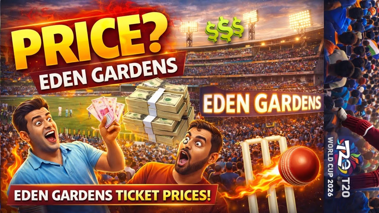 How To Get T20 World Cup Physical tickets 2026 | eden garden | icc men's world cup ticket booking