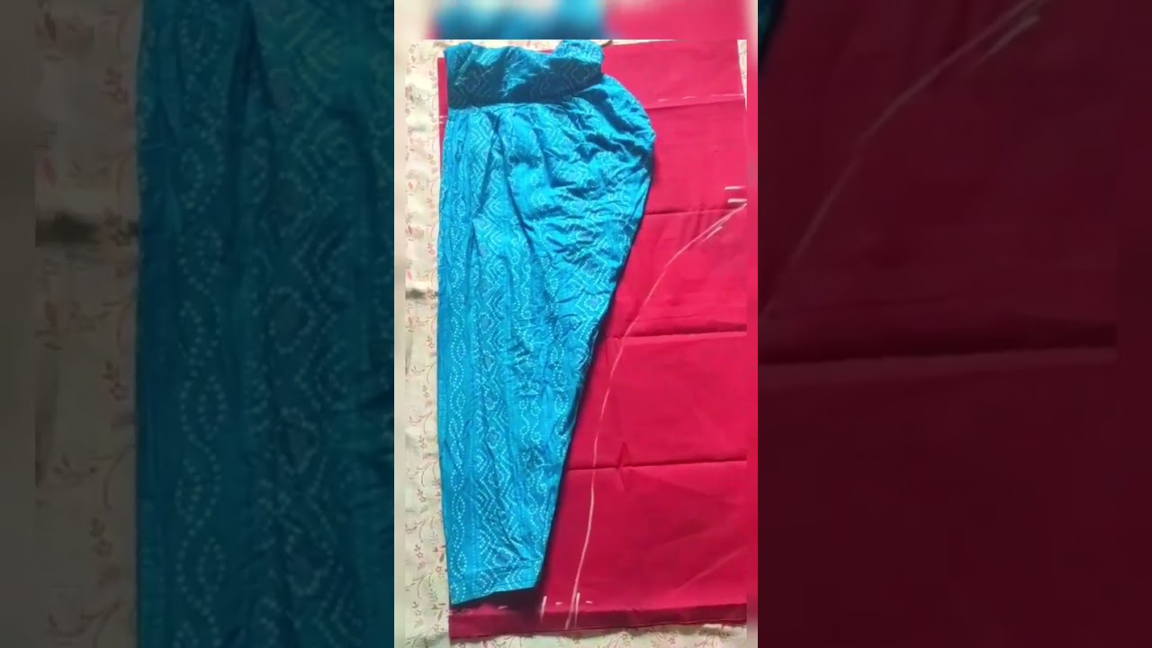 Chudidar pant cutting easy method 