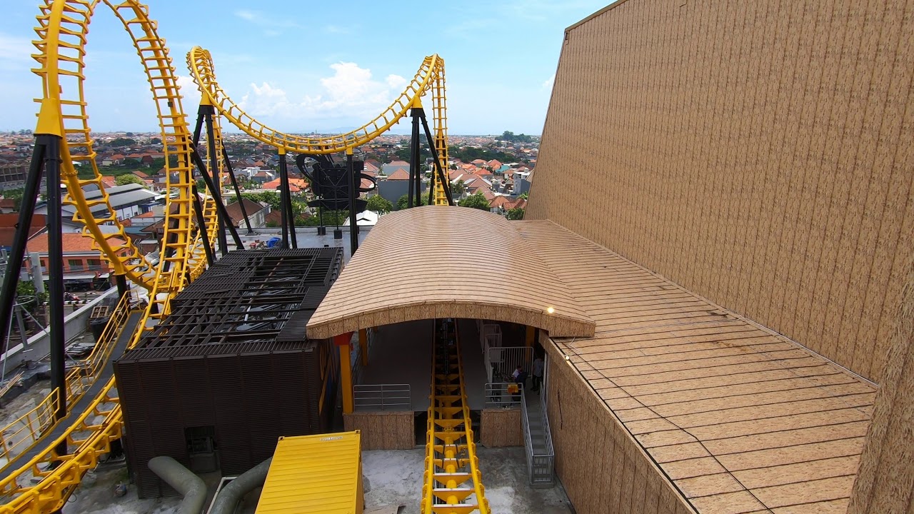 Boomerang Coaster Challenge - Trans Studio Bali ( Gopro Hero 7 Black 60 FPS )