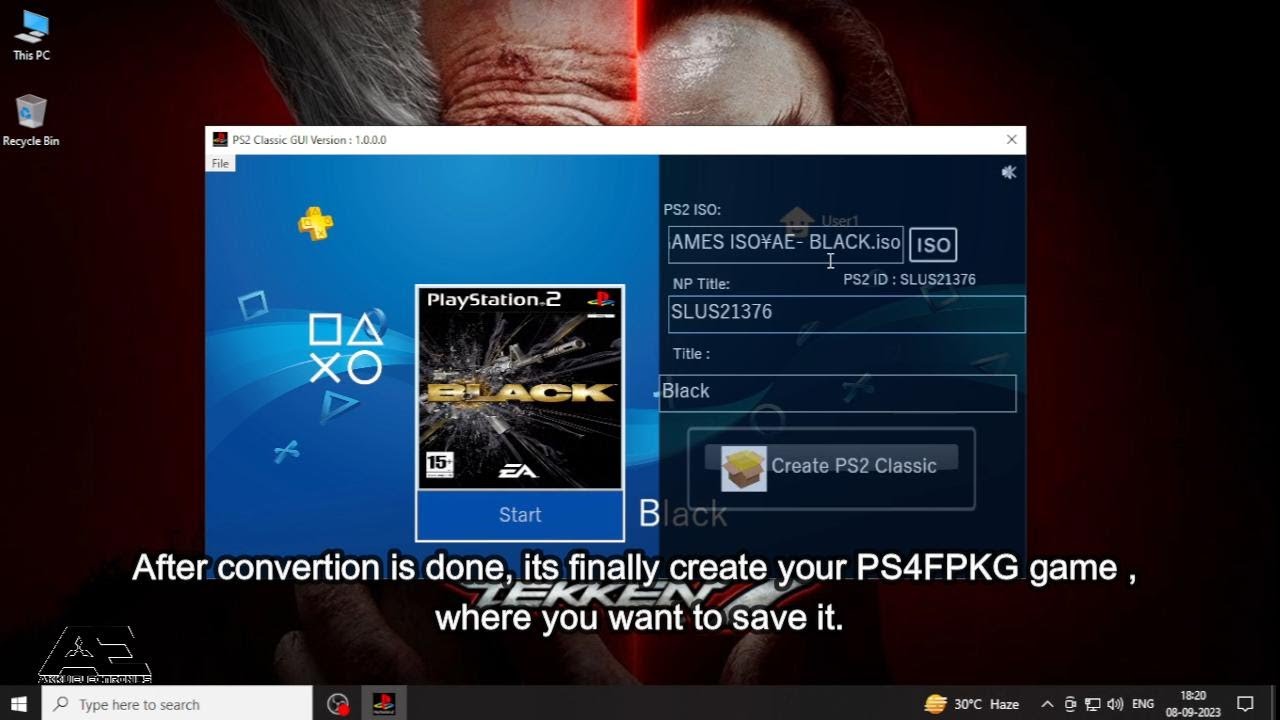PS4 PS2 Classic Tool 2023 Conversion