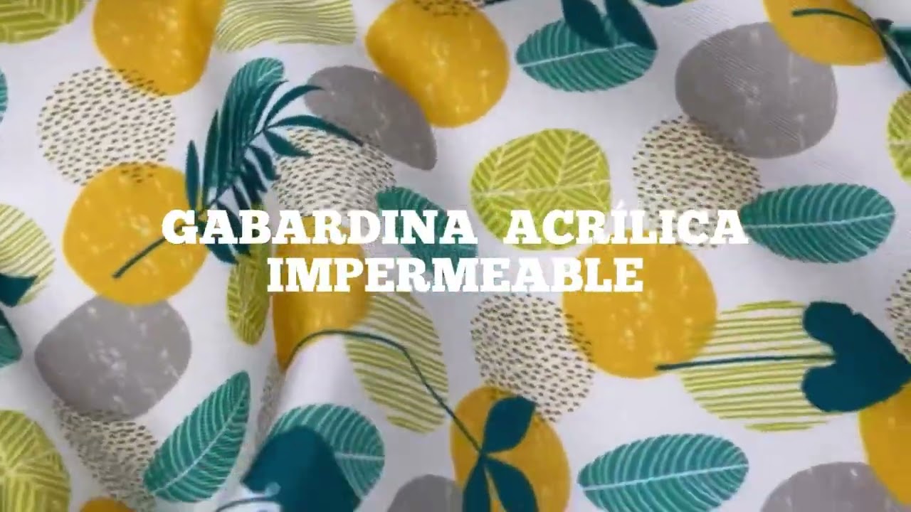 Gabardina Acrílica Impermeable