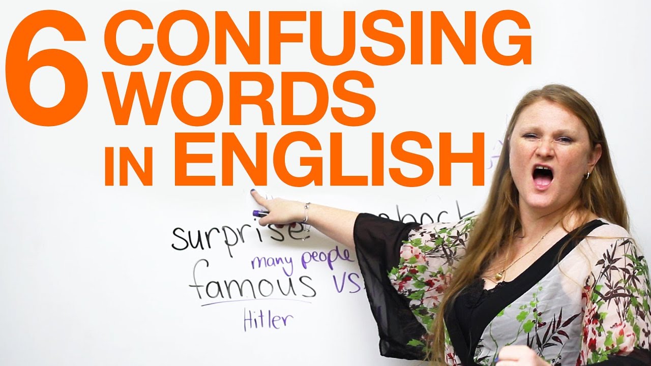 6 Confusing Words: fun & funny, famous & popular, surprise & shock
