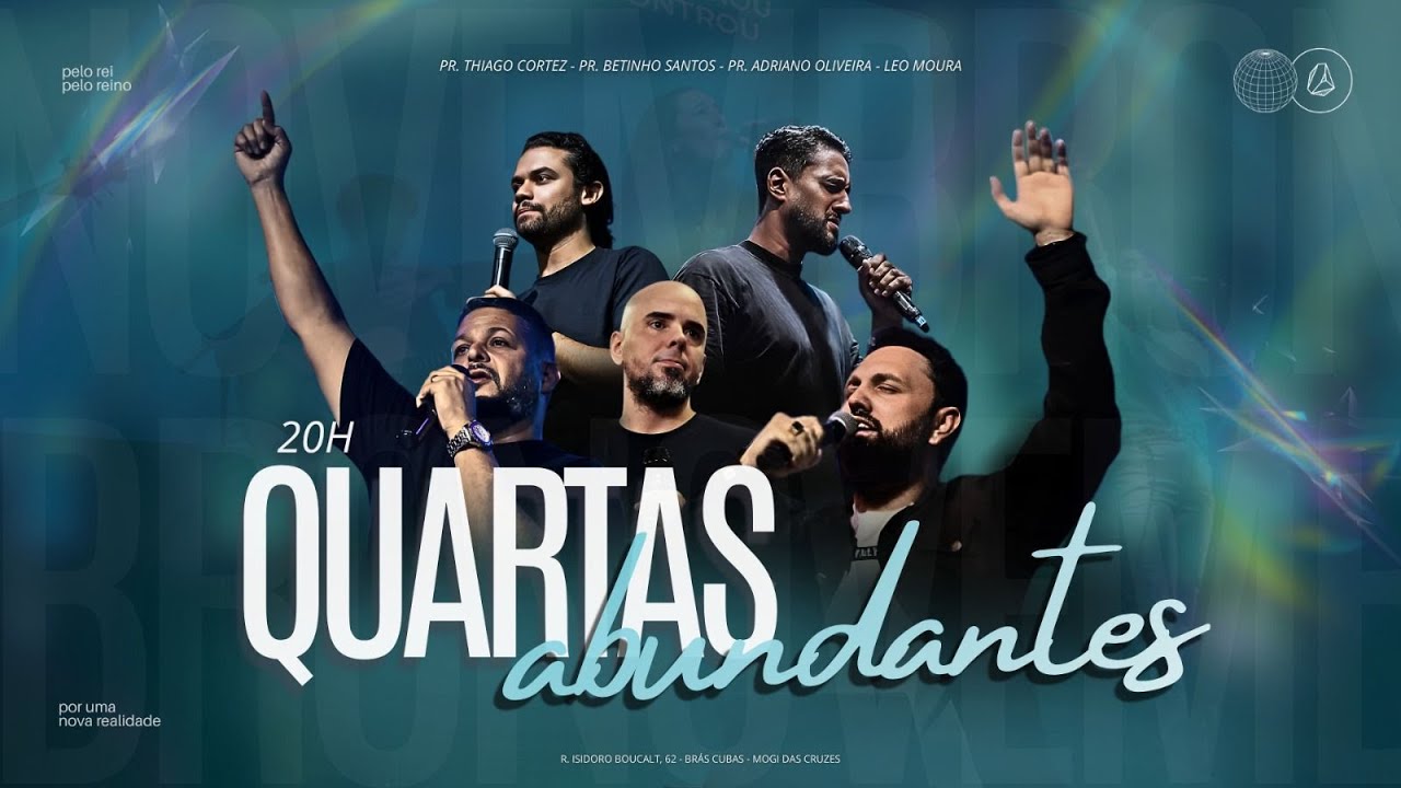 Rocha Church Mogi || Quartas Abundantes || 20h || AO VIVO || 12/11/2025