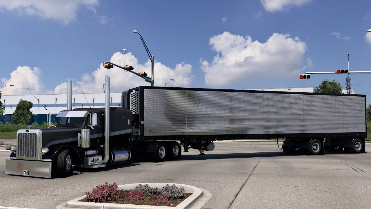 American Truck Simulator - Rollin 389 haulin' food from Amarillo (TX) to Wichita Falls (TX)