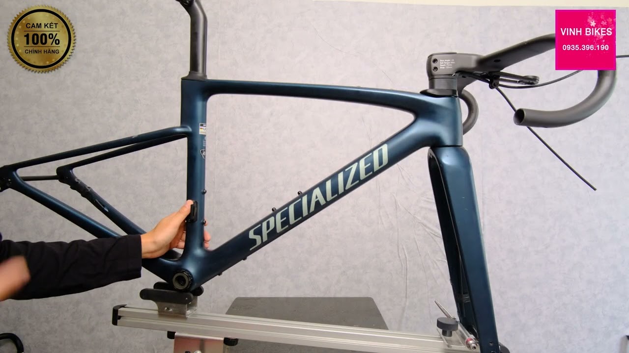 Sườn carbon Specialized SL8 Roubaix 2024 size 49 chính hãng cao cấp