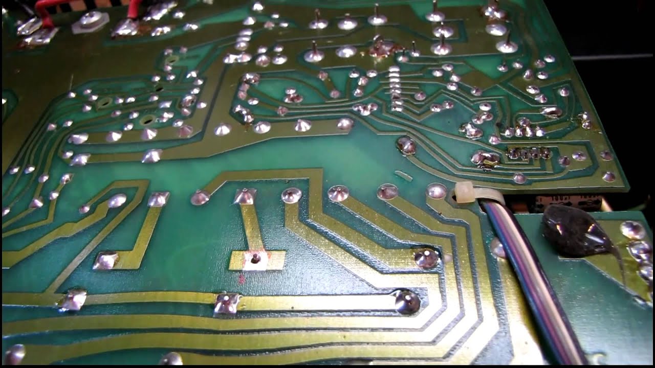 Vintage QSC A21 Amplifier Repair 4-20-13